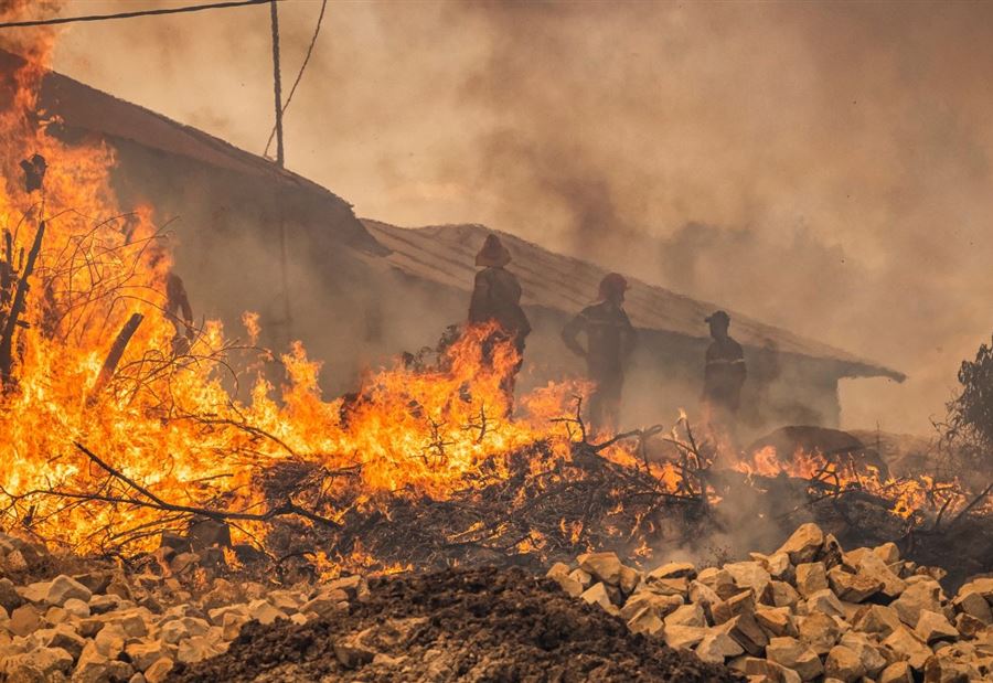 Severe fire in northern Morocco (photo)