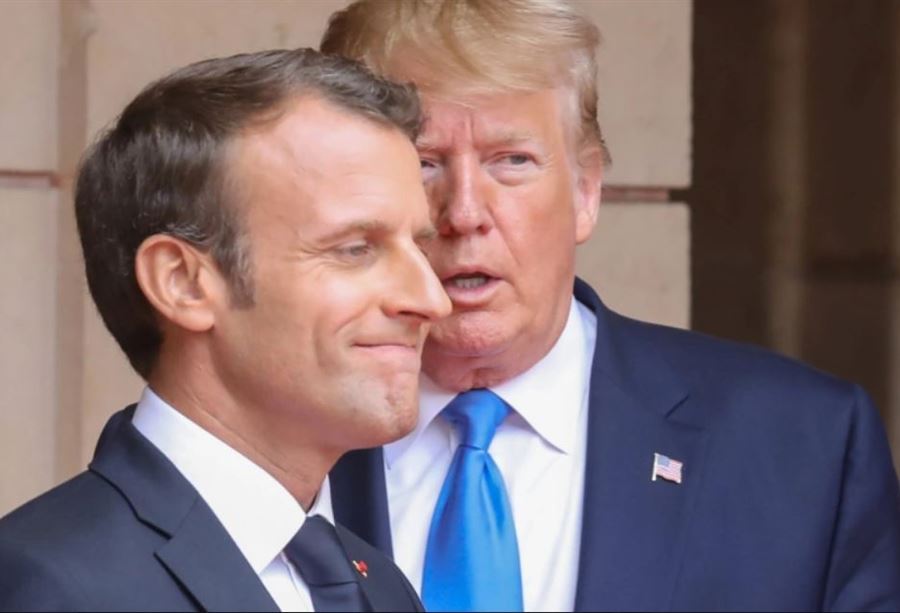 Trump brags: I met Macron’s “special dirt”.