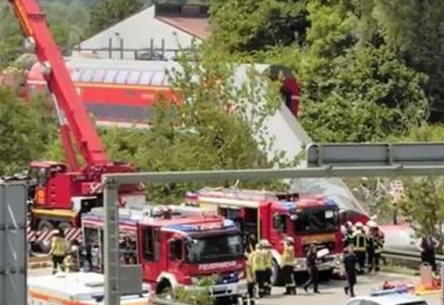 Several killed and injured by train derailment in Germany (film)