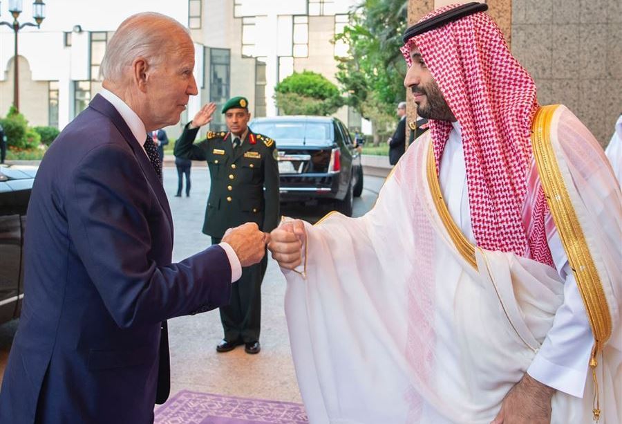 The Saudis’ comment about the “fist” of Bin Salman and Biden!