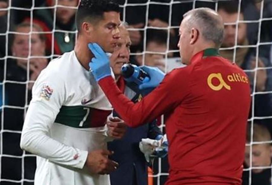 Ronaldo suffered a serious injury… (video)