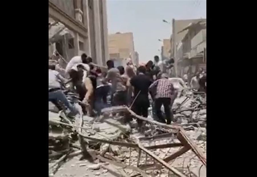 Disaster in Iran … A building collapsed and was killed!  (video)