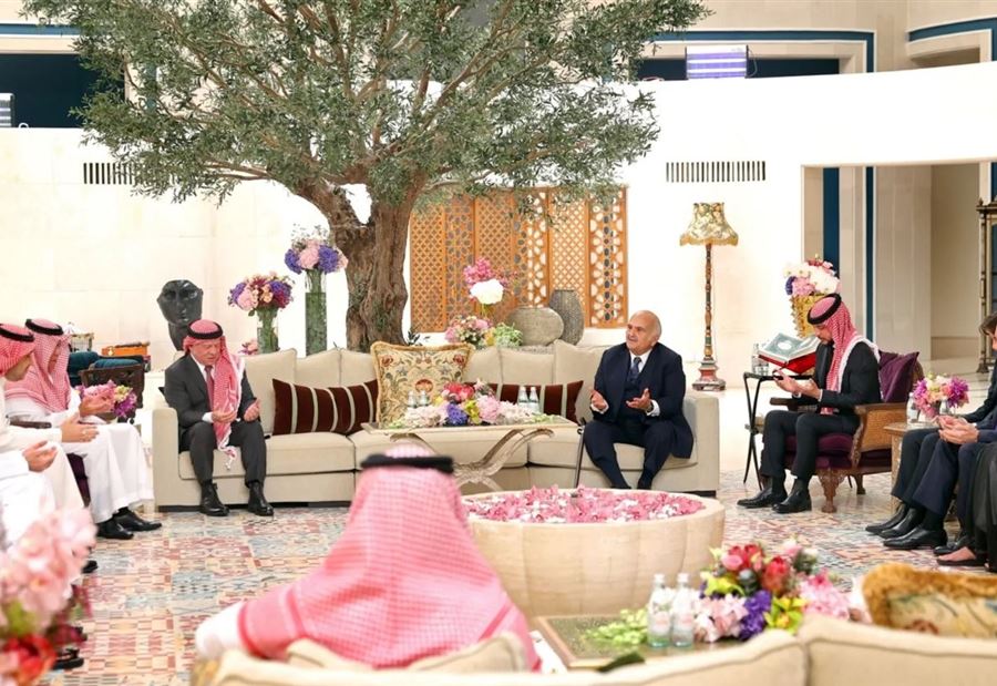 In the pictures: the engagement of the crown prince of Jordan with a young Saudi woman